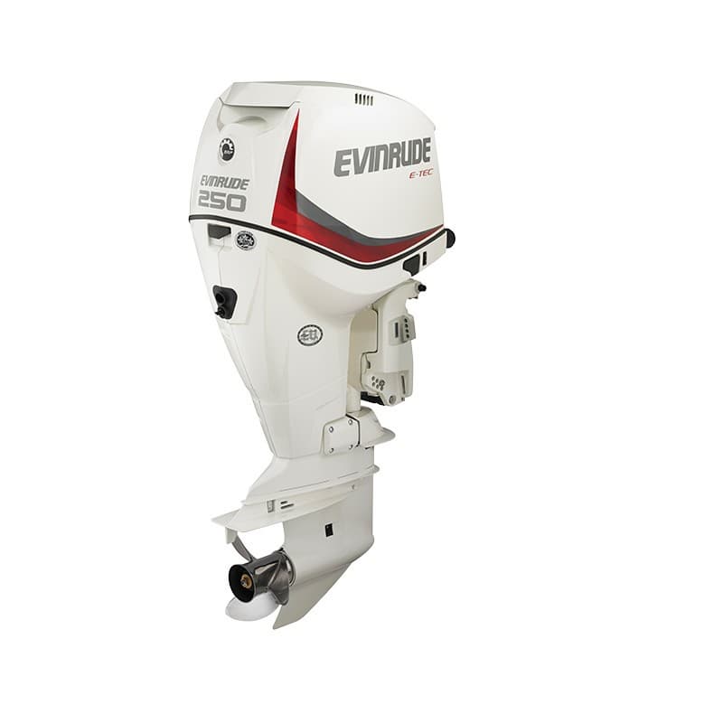 Evinrude 250hp two stroke v6 outboard motor